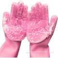 Dishwashing Gloves Silicone Reusable Cleaning Brush